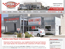 Tablet Screenshot of fiskauto.com